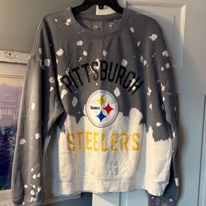 Game day Couture XXL Pittsburgh Steelers fleece sweatshirt! Like new!